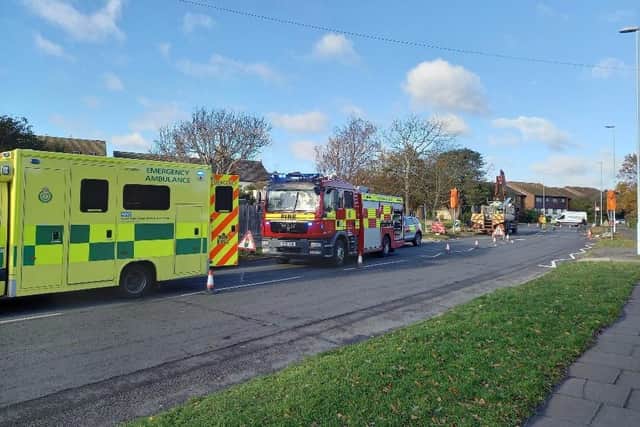High Street was closed from the junction with Rectory Road but it has now been reopened, police said. Photo: Keith Anderson SUS-210112-113938001