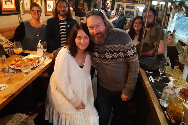 Independent Worthing founders Sophie Morgan-Gilder and Graeme Roche at the website launch at The Brooksteed on Wednesday, December 1