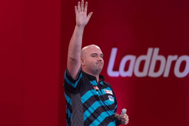 Rob Cross at the recent Players' Championship / Picture: Lawrence Lustig - PDC