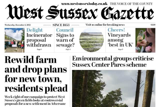 This week's WSG front page