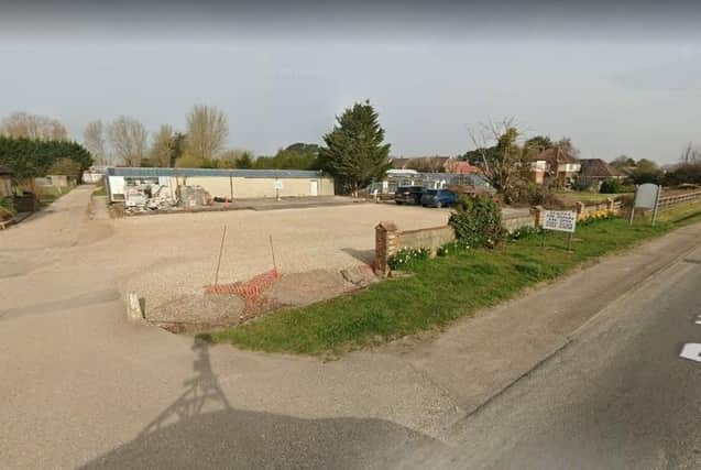 Part of the development site viewed from Bell Lane (Photo from Google Maps Street View)