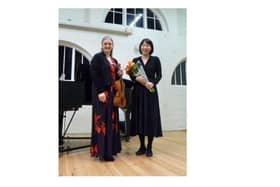 Judith Templeman, violin and Heejung Kim, piano