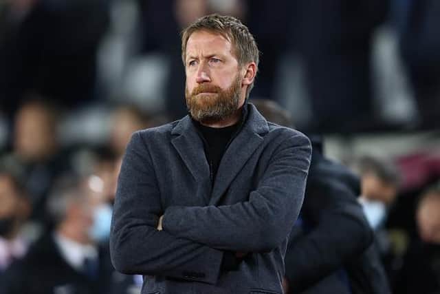 Graham Potter will have to shuffle his squad for the trip to Southampton