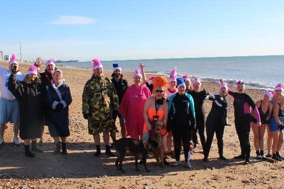 The Big Dip in Hove, organised by Jenny Weller and her WellerFest team of supporters, will see swimmers take to the sea on each day of advent.