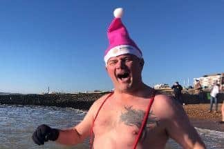 Jenny said: “We had lots of people come down to watch and support us from the beach and many donated good money in the knowledge it was absolutely freezing. Andy Jackson was the first to put his hand up to go in and said he’d do it in a mankini if someone donated £50"