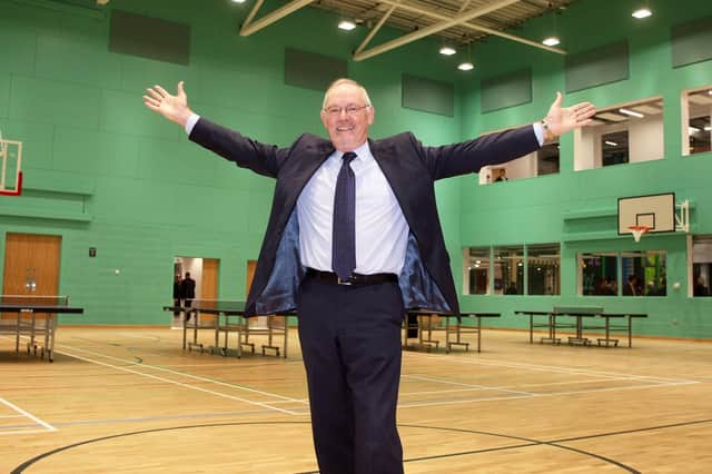Jonathan Chowen at the unveiling of The Bridge leisure centre back in 2018