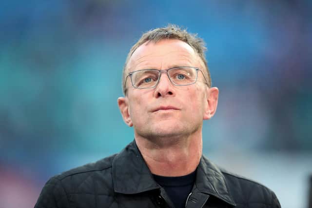 New Manchester United interim manager Ralf Rangnick (RONNY HARTMANN/AFP via Getty Images)