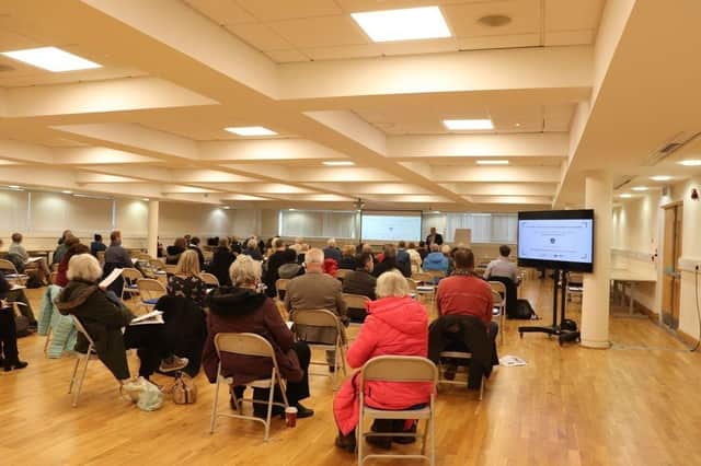 Around 70 residents from across the district attended the sold-out event - ‘Cut costs, cut carbon in your home’ - on Monday, November 29 SUS-210612-120707001