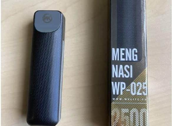 The warning follows complaints from a person involving an incident with a MENG NASI WP-025 power bank, purchased from Repair Hub, of 1 North Street. SUS-210612-121721001