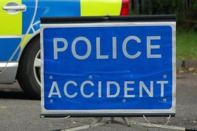 Police said a motorcyclist was seriously injured in a crash on the A22 on Friday (December 3).