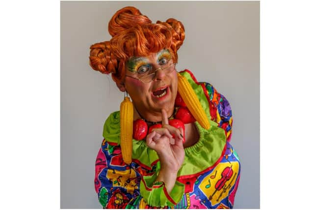 David Rumelle, actor and panto Dame