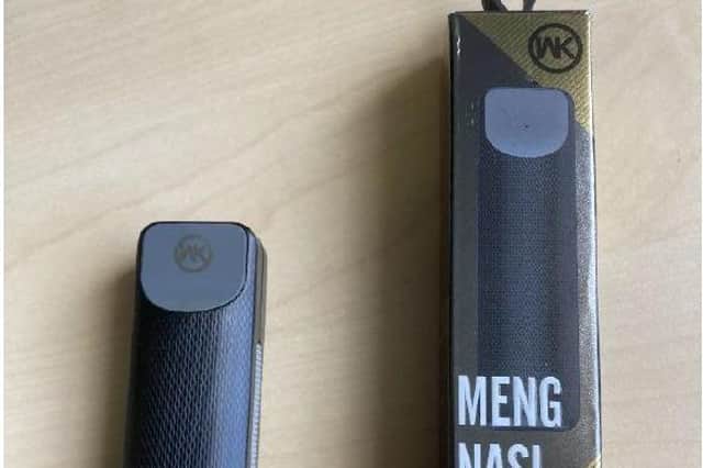 The warning follows complaints from a person involving an incident with a MENG NASI WP-025 power bank, purchased from Repair Hub, of 1 North Street.