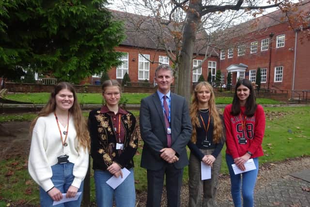 Collyer's presents bursaries to students to recognise their outstanding success in exams.