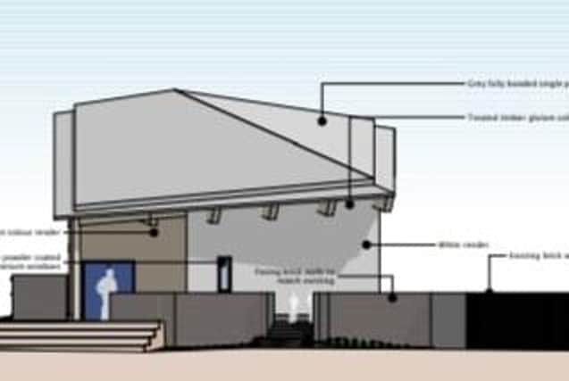 Proposed design of the new school sports hall