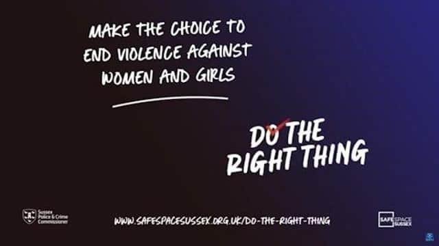 The 'Do the Right Thing' campaign has launched  to encourage men how to recognise sexual harassment and misogynistic behaviour and give them the confidence and skills to safely call it out when they witness it. SUS-210612-153058001
