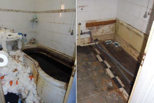 A Bognor Regis home with a bathub full of faeces and discarded toilet paper has since been transformed