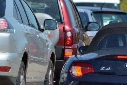 Heavy traffic has been reported on the A27 and A29