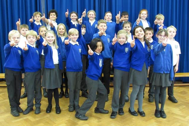 Year 5 children from Jesse Younghusband School spent hours rehearsing an original song written and performed by Jeff Topp to show their support for the campaign