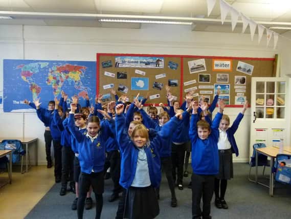 Children from year four of Westbourne Primary spent hours rehearsing an original song written and performed by Jeff Topp to show their support for the campaign SUS-210712-144403001