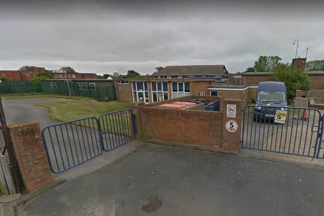 Redford Close gives onto a commercial access gate for Langney Primary Academy, which the school repurposed as a second entrance during the pandemic. People living on the road said they have ‘had enough’ of being kicked out of the road.. SUS-210712-170821001