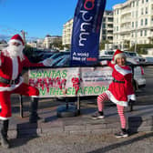 Stuart Acaster's wife, Sue, and best friend, Dean Donaldson, have organised the Santa on the Seafront event