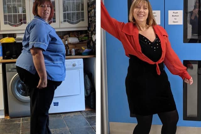 Nurse practitioner Sarah Harrison has lost the weight of her sister and wants to inspire others