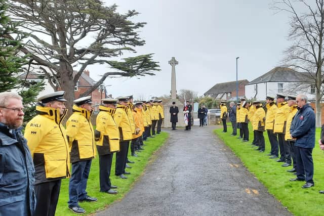 The funeral procession for Clive was held at St Peters Church in Selsey yesterday.