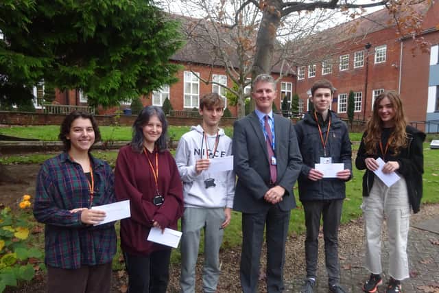 Collyer's presents bursaries to students to recognise their outstanding success in exams.