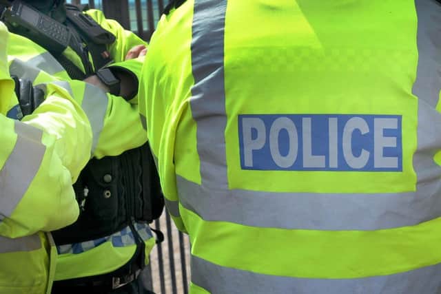 Police said they received reports of a child being approached by a man outside a primary school in Loppets Road