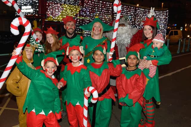 Santa and his helpers will be continuing their tour around the streets of Brighton and Hove
