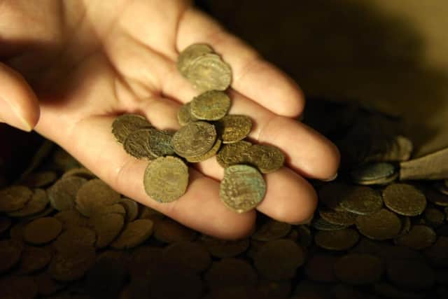 Figures have revealed that more than half a dozen buried treasure troves were discovered in West Sussex last year. Picture: RADAR.