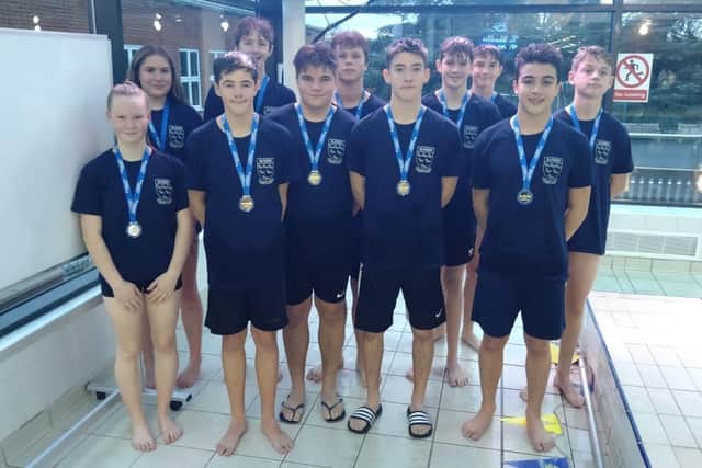 Marlins players made up part of the Sussex U16 mixed team