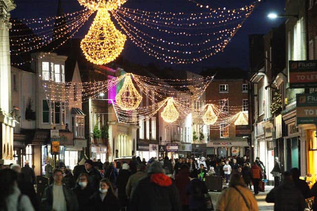 Chichester in Christmas glory. Photo by Derek Martin Photography and Art. SUS-211127-201018008