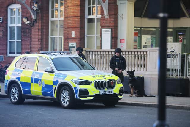 Worthing armed police incident. Photo: Eddie Mitchell