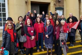 Labour celebrating last week's by-election win