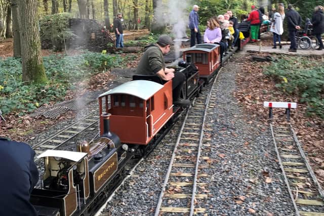Ingfield Manor's special new miniature train