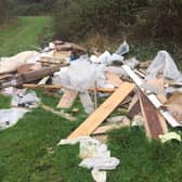 Severe damage of fly-tipping in Eastbourne. Photo from CLA. SUS-211012-133839001