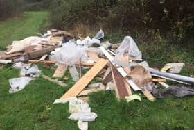 Severe damage of fly-tipping in Eastbourne. Photo from CLA. SUS-211012-133839001