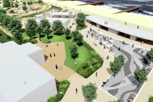 Illustration of what a revamped Littlehampton seafront might look like