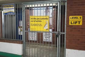 Fitzleet car park's lifts are still not operational