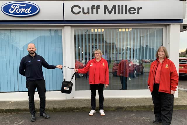 Cuff Miller in Littlehampton have donated a new defibrillator to the Worthing and District Community First Responder team
