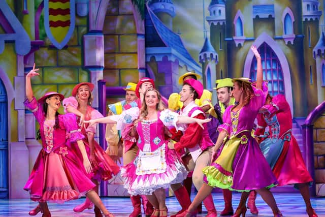 Cinderella: Georgia Carr as Cinderella and company