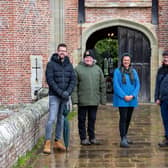 The panel of horticulture experts, chaired by Peter Gibbs, were hosted by the Castle’s Gardens and Grounds Manager, Guy Lucas, with the location being chosen to showcase some of the work undertaken on the Estate to increase biodiversity and sustainability.