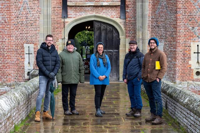 The panel of horticulture experts, chaired by Peter Gibbs, were hosted by the Castle’s Gardens and Grounds Manager, Guy Lucas, with the location being chosen to showcase some of the work undertaken on the Estate to increase biodiversity and sustainability.