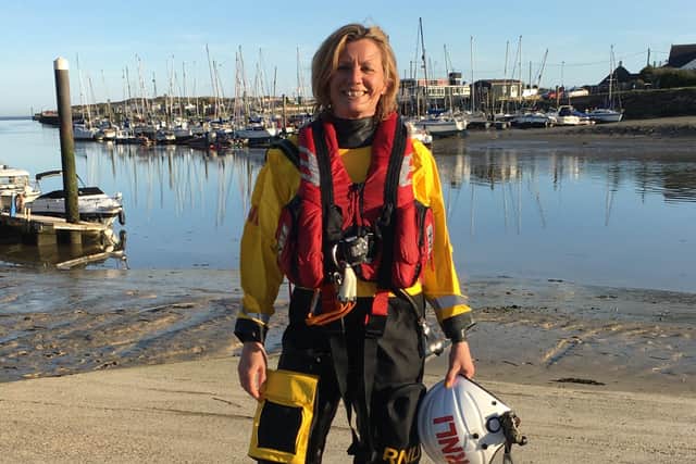 Bea Homer who will be on call for Littlehampton RNLI for the first time this Christmas. Photo: RNLI