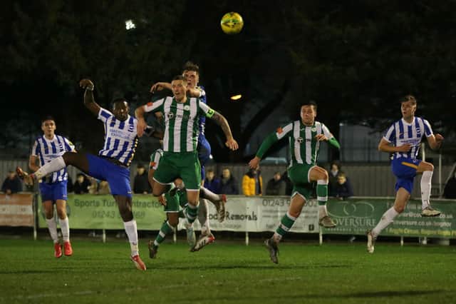 Chichester City and Brighton's youngsters do battle / Picture: Martin Denyer