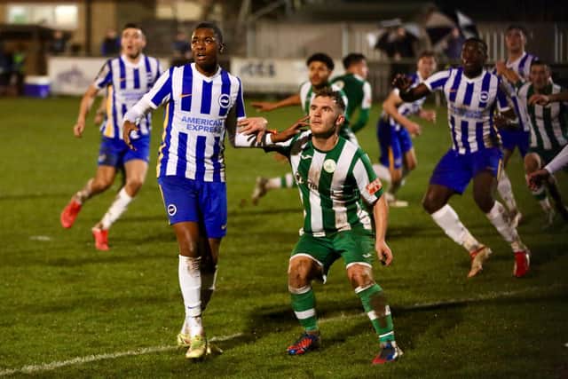 Action from Brighton's win at Chi City / Picture: Martin Denyer