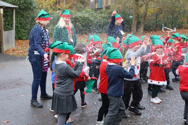 Pupils at London Meed Primary School helped raise funds for St Peter & St James Hospice.