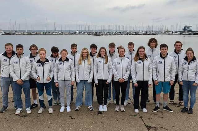 The GB team for the youth world sailing championships
