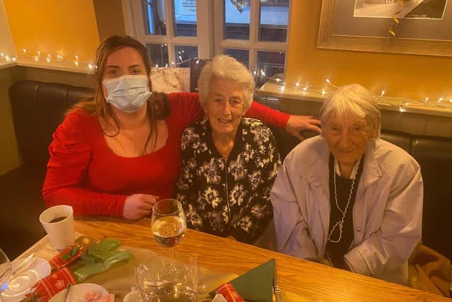 The Acre Care team in Worthing, led by manager Emma McCory, arranged for five service users to have a get-together Christmas lunch at The Lamb pub in Rustington after learning they would be on their own on Christmas Day